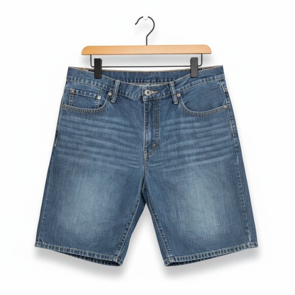 Levi Strauss & co 569 34" Men's Blue Jeans Short1 - Picture 1 of 7